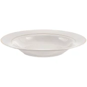 shumee Ambition bel porcelanast krožnik za juho 23 cm