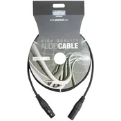 AH Cables DMX-Kabel\, moški XLR-konektor/ženski XLR-konektor\, 20 m\, črn KDMX20 AH Cables, (20428081)