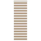 Zebra zavjesa Pješcano smeda 85x200 cm Širina tkanine 80,9 cm Poliester