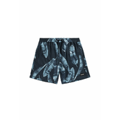Mens Atlantic Beach Shorts - Graphite with Pattern