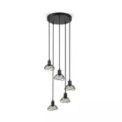 VALENCIA luster 5x40W CRNI