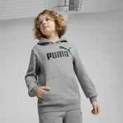 PUMA ESS No. 1 Logo Fleece Hoodie Youth, Clothing, Medium Gray Heather, 4-5Y