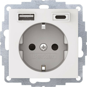 Berker Berker SCHUKO/USB vtičnica 48041909, (20888260)