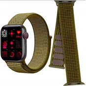 shumee PASEK ZA APPLE WATCH 1/2/3/4/5/6/7/8/9/SE 42/44 MM OLIVNO RDEČ MATERIAL