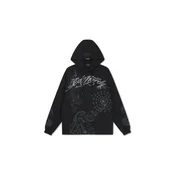 Ed Hardy Majica pegasto siva/črna