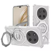Hibridni ovitek Carbon Shield Pro za Honor Magic7 Lite/X9c - white transparent