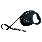 Flexi Povodac Collection M Tape 5m - Crno/Crni