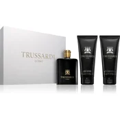 Trussardi Uomo 2011 darilni set toaletna voda 100 ml + gel za prhanje 200 ml + balzam po britju 200 ml