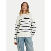 Guess Jeans Pulover W5BR03 Z3HM1 Écru Relaxed Fit