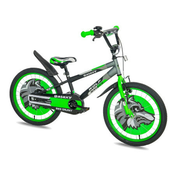 Galaxy bicikl dečiji wolf 20 crna/siva/zelena ( 590010 )
