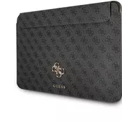 GUCS13G4GFGR Guess PU 4G Kovinski logotip Torbica za prenosnik 13, Siva