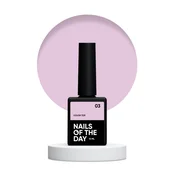 NAILSOFTHEDAY Barvni nadlak 03 - prašno roza nadlak brez lepljive plasti, 10 ml