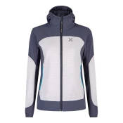 Ženska jakna Montura SEED HOODED, tiho siva/grafit modra (M)