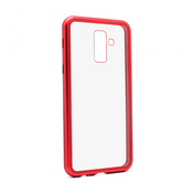 Ovitek Magnetic za Samsung Galaxy J8 2018, Teracell, rdeča