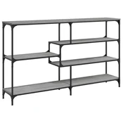 Vidaxl Konzolna mizica siva sonoma 160x32x95 cm inženirski les