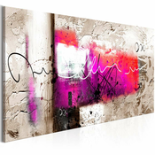 Slika - Hammer (1 Part) Pink Narrow 120x40