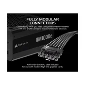 Corsair Napajanje RM1000e, 1000 W, ATX 3.1, PCIe 5.1, 80+ Gold, Modularno, Crno