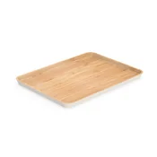 Servirni pladenj NBA238 40 x 30 cm, rjava, bambus, Pebbly