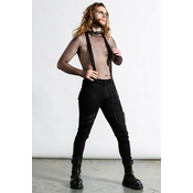 Moške hlače KILLSTAR - Suspender Jeans - Črna - KSRA004095