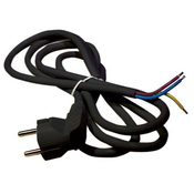 EMOS priključni kabel za razdelilce PVC 3x1,5mm, 3m, črn S18323