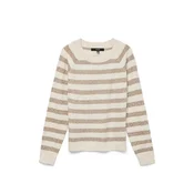 VERO MODA Pulover VMDOFFY boja pijeska / tamno bež