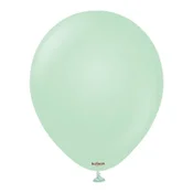 Macaron Green lateks baloni, zeleni, 13 cm, 100 kosov.