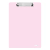 Pisalni blok s sponko PP/A4, pastelno roza