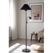 Podna lampa Devin, Crna