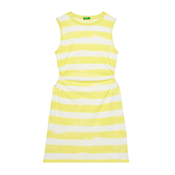 United Colors Of Benetton Poletna obleka 3SL3CV013 Rumena Regular Fit