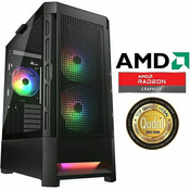 Računalo INSTAR Gamer Diablo, AMD Ryzen 7 5800X up to 4.7GHz, 16GB DDR4, 1TB NVMe SSD, AMD Radeon RX7600XT 16GB, NO ODD, 5 god jamstvo
