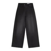 Bershka Kavbojke črn denim