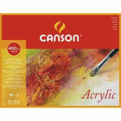 Rayher. Blok Canson Acrylic 32x41 cm 400 g, 10 listni; fina struktura