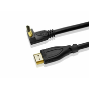 HDMI kabl NT005, 90 stepeni, 3m