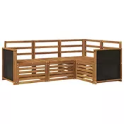 Setovi sofa 4 pcs Cvrsto drvo akacije