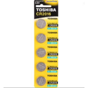 TOSHIBA Litijum Baterija ELECTRONICS CR2016, Pakovanje od 5
