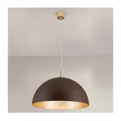 Orion HL 6-1623/1 - Luster na sajli ELIANO 1xE27/60W/230V precnik 50 cm braon/zlatna