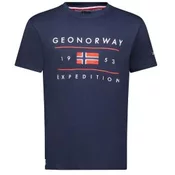 GEOGRAPHICAL NORWAY Majica kratak rukav jezolo db navy men 254 M