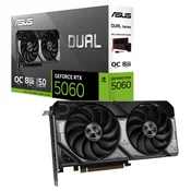 ASUS Dual GeForce RTX 5060 OC 8GB GDDR7 DUAL-RTX5060-O8G grafična kartica