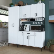 Hanah Home Komoda 180x198,6x40cm Bela