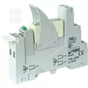 slomart Vmesniški rele PI84-024AC-M91G-TS-2012 kontakti: 2P, napajalna napetost: 24VAC, tok obremenitve: 8A, širina: 15,5 mm