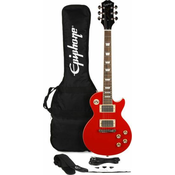 EPIPHONE ELEKTRIČNA KITARA LES PAUL POWER PLAYERS LAVA RED PACK