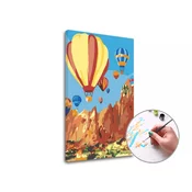 Slikarstvo po številkah LETALNI BALON | nizka težavnost