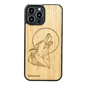 shumee Lesen ovitek za iPhone 13 Pro Max, volčji hrast