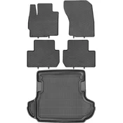 Mitsubishi Outlander II SUV od letnika 2006-2012 KOMPLET - gumijaste avtotesnine + zaščitna preproga za prtljažnik
