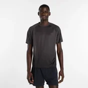 new balance Funkcionalna majica Viz-Tech Run antracit / črna