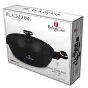 Berlingerhaus Globoka ponev s titanovo površino in pokrovom BH-8356 28 cm Black Rose Collection