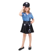 Otroški pustni kostum policistka S