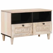 TV Jedinice s ladicama Bijelo 70 x 33 x 46 cm Konstruirano drvo