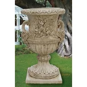 Casa Padrino luxury baroque flower pot antique beige A� 85 x H. 140 cm - Made in Italy