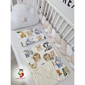 Bubamara 037 Pokrivac za bebe, 95cm x 75cm, Životinje